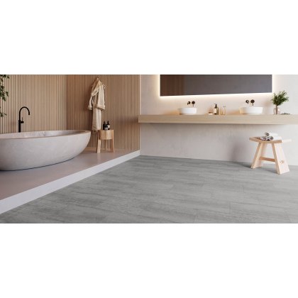 Invictus Maximus Dryback Flooring in Tivoli Stone 95 Pewter Invictus Maximus Dryback Flooring in Tivoli Stone 95 Pewter