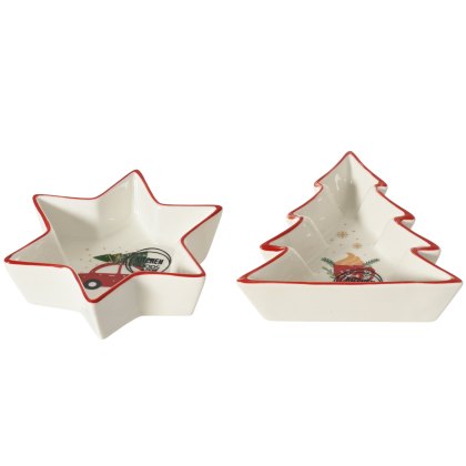 Kaemingk Christmas Dip Dish Assorted Designs Kaemingk Christmas Dip Dish Assorted Designs