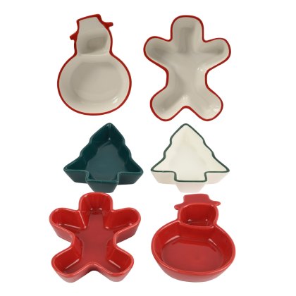 Kaemingk Christmas Gingerbread Dip Bowl Assorted Designs Kaemingk Christmas Gingerbread Dip Bowl Assorted Designs