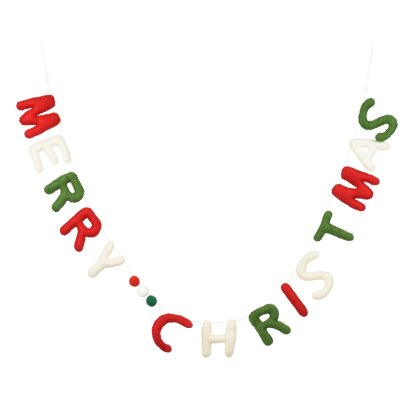 Kaemingk Merry Christmas Letters Garland Kaemingk Merry Christmas Letters Garland