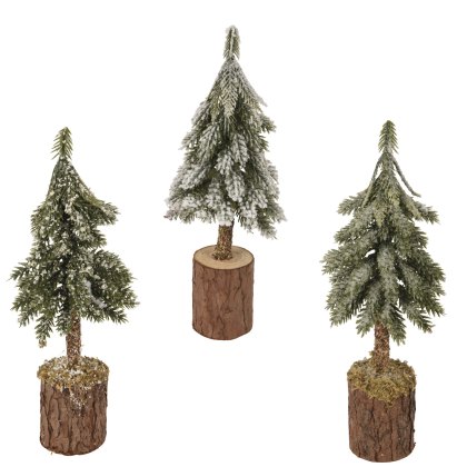 Kaemingk Mini Snowy Tree Assorted Designs