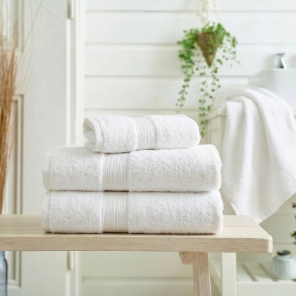 Deyongs Plush Towels White Deyongs Plush Towels White