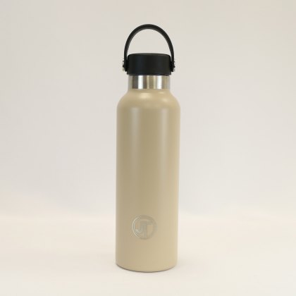 JT Stainless Steel Nude Water Bottle Black Loop Handle JT Stainless Steel Nude Water Bottle Black Loop Handle