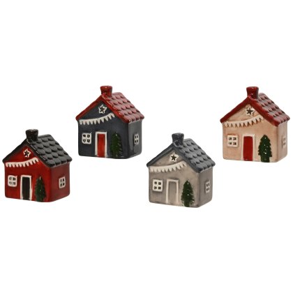 Kaemingk Little House Ornament Assorted Colours Kaemingk Little House Ornament Assorted Colours
