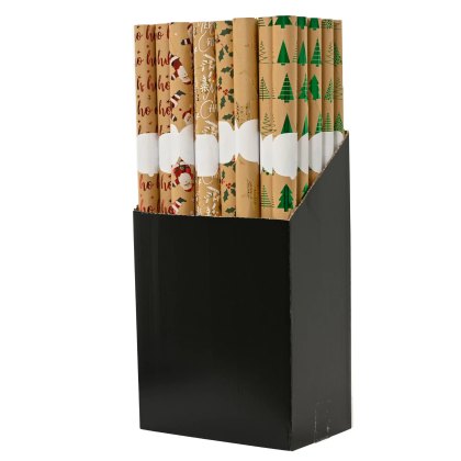 Kaemingk Hot Stamped 1.5M Gift Wrap Assorted Designs Kaemingk Hot Stamped 1.5M Gift Wrap Assorted Designs