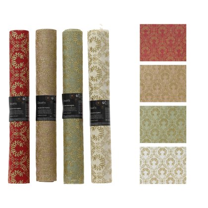 Kaemingk Fabric 2M Roll Assorted Designs