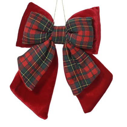 Kaemingk Velvet Bow Red Kaemingk Velvet Bow Red