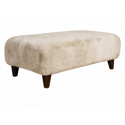 Luna Fur Accent Footstool Luna Fur Accent Footstool