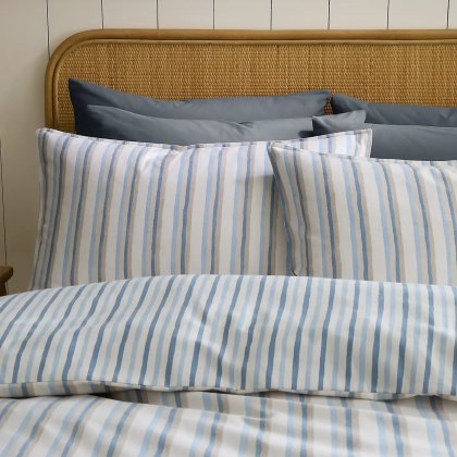 Emily Bond Brushed Somerset Stripe Duvet Cover Set Emily Bond Brushed Somerset Stripe Duvet Cover Set