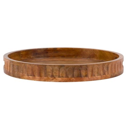 Gallery Direct Mango Wood Tray With Handles Gallery Direct Mango Wood Tray With Handles