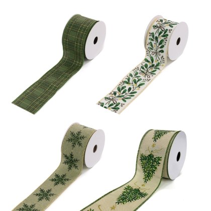 Floralsilk Green Ribbon Set Floralsilk Green Ribbon Set