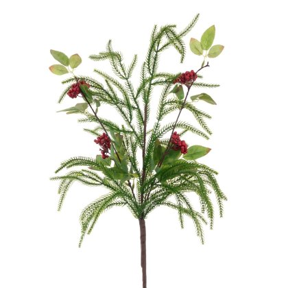 Floralsilk Pine Spray With Berries