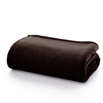 Deyongs Snuggle Touch Extra Large Throw Chocolate