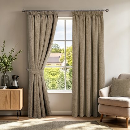 Sundour Washington Thermal Pencil Pleat Earth Curtains Sundour Washington Thermal Pencil Pleat Earth Curtains
