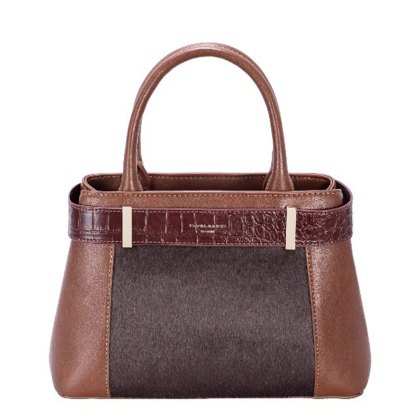 David Jones Croc Trim Red Mud Bag David Jones Croc Trim Red Mud Bag