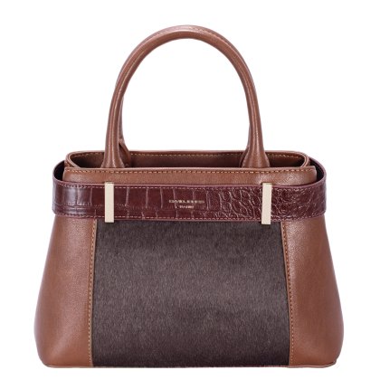 David Jones Croc Trim Red Mud Bag David Jones Croc Trim Red Mud Bag