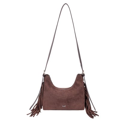 David Jones Fringe Chocolate Bag David Jones Fringe Chocolate Bag
