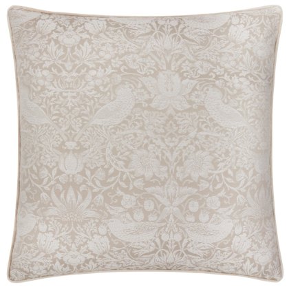 Morris & Co Strawberry Thief Feather Cushion Linen Morris & Co Strawberry Thief Feather Cushion Linen