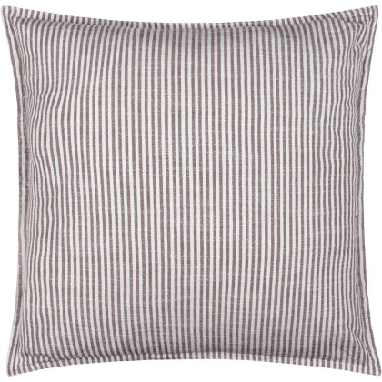 Yard Truro Stripe Polyester Cushion Chocolate Yard Truro Stripe Polyester Cushion Chocolate