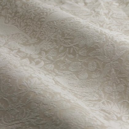 Morris & Co Strawberry Thief Curtain Panel Linen Morris & Co Strawberry Thief Curtain Panel Linen