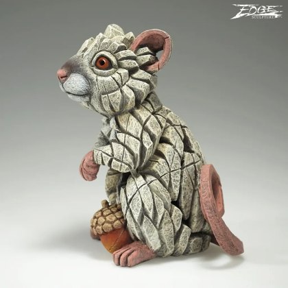 Edge Sculptures - White Field Mouse Edge Sculptures - White Field Mouse