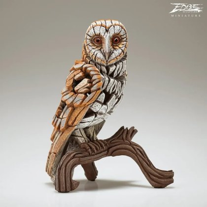 Edge Sculptures - Miniature Barn Owl Edge Sculptures - Miniature Barn Owl
