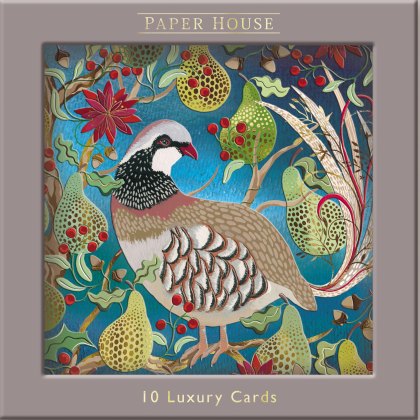 Paper House Partridge on a Pear Tree Pack of 10 Cards Paper House Partridge on a Pear Tree Pack of 10 Cards