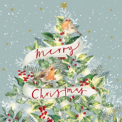 The Dark Room Foliage Tree & Wreath Pack of 16 Cards