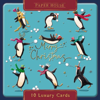 Medici Penguins Snowball Game Pack of 10 Cards Medici Penguins Snowball Game Pack of 10 Cards