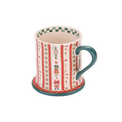Cath Kidston Nutcracker Stripe Mollie Mug & Coaster Cath Kidston Nutcracker Stripe Mollie Mug & Coaster