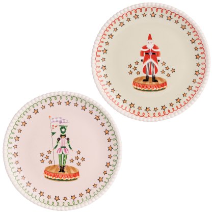 Cath Kidston Nutcracker Set Of 2 Side Plates Cath Kidston Nutcracker Set Of 2 Side Plates
