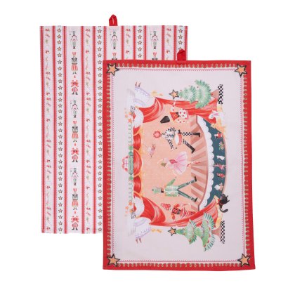 Cath Kidston Nutcracker Set Of 2 Tea Towels Cath Kidston Nutcracker Set Of 2 Tea Towels