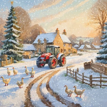 Paper House On the Farm Pack of 6 Cards Paper House On the Farm Pack of 6 Cards