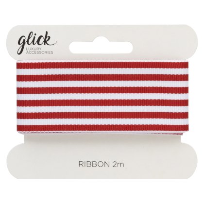 Glick Red Stripe Ribbon Glick Red Stripe Ribbon