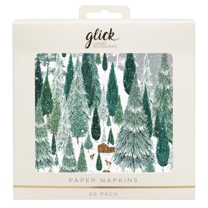 Glick Moonlit Glade Paper Napkins 20pk Glick Moonlit Glade Paper Napkins 20pk