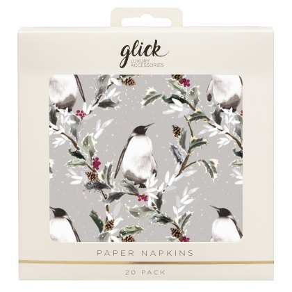 Glick Crowned Emperor Paper Napkins 20pk Glick Crowned Emperor Paper Napkins 20pk