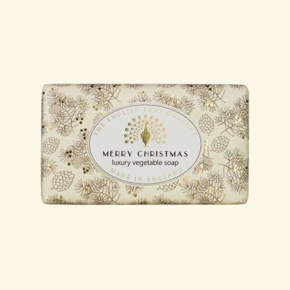 The English Soap Company Merry Christmas Xmas Greenery Soap