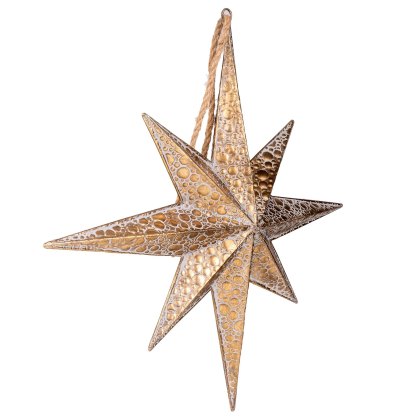Candlelight Hanging Gold Star Candlelight Hanging Gold Star