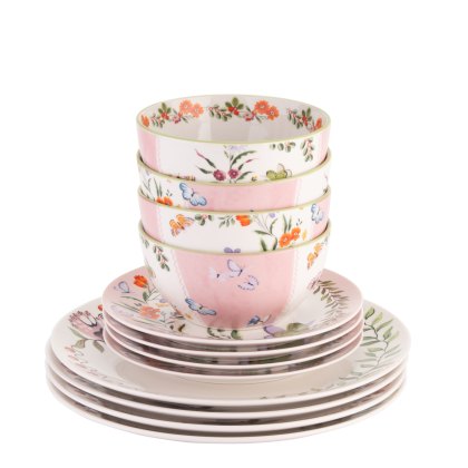 Cath Kidston Butterfly 12 Piece Dinner Set Cath Kidston Butterfly 12 Piece Dinner Set