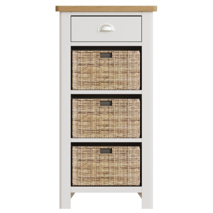 Hastings Editions 1 Drawer 3 Basket Unit in Stone Hastings Editions 1 Drawer 3 Basket Unit in Stone