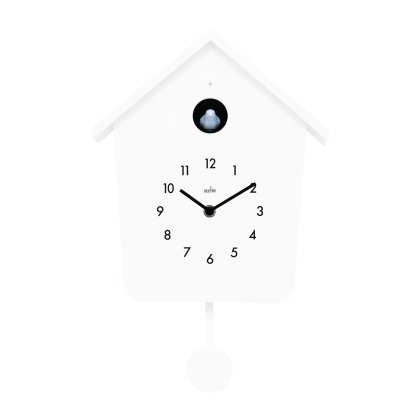 Acctim Casper Lighted Cuckoo Clock White