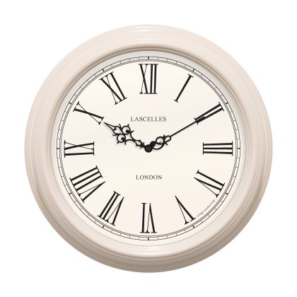 Acctim Abbotsbury 30cm Cream Metal Wall Clock Acctim Abbotsbury 30cm Cream Metal Wall Clock