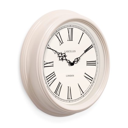 Acctim Abbotsbury 30cm Cream Metal Wall Clock Acctim Abbotsbury 30cm Cream Metal Wall Clock