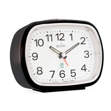 Acctim Camille Alarm Clock Black Acctim Camille Alarm Clock Black