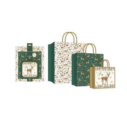 Harvey & Mason Reindeers Set of 3 Gift Bags Harvey & Mason Reindeers Set of 3 Gift Bags