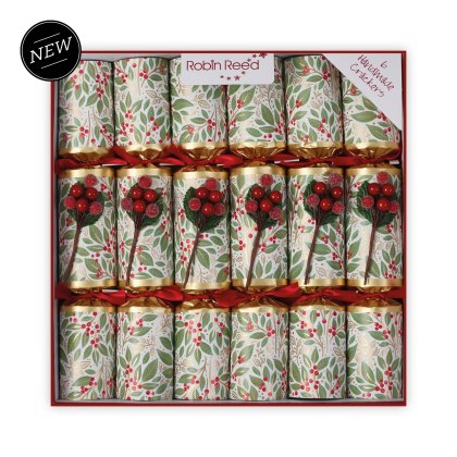 Robin Reed Box of 6 Winter Berry Crackers Robin Reed Box of 6 Winter Berry Crackers