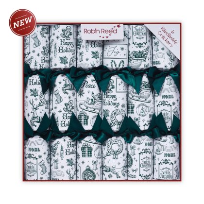 Robin Reed Box of 6 Holiday Tradition Crackers Robin Reed Box of 6 Holiday Tradition Crackers