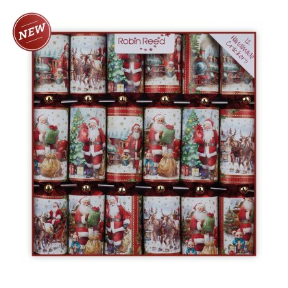 Robin Reed Box of 12 Christmas Eve Crackers Robin Reed Box of 12 Christmas Eve Crackers