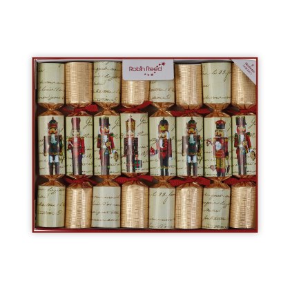 Robin Reed Box of 8 Nutcracker Saucer Crackers Robin Reed Box of 8 Nutcracker Saucer Crackers