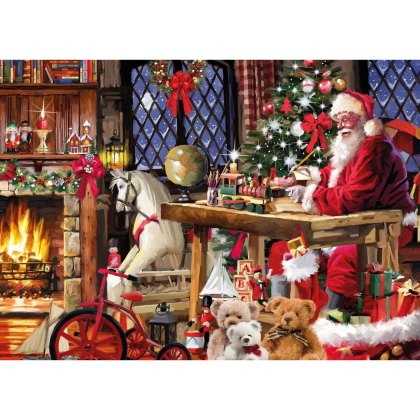 Otter House Santa's Workshop 1000 Piece Puzzle